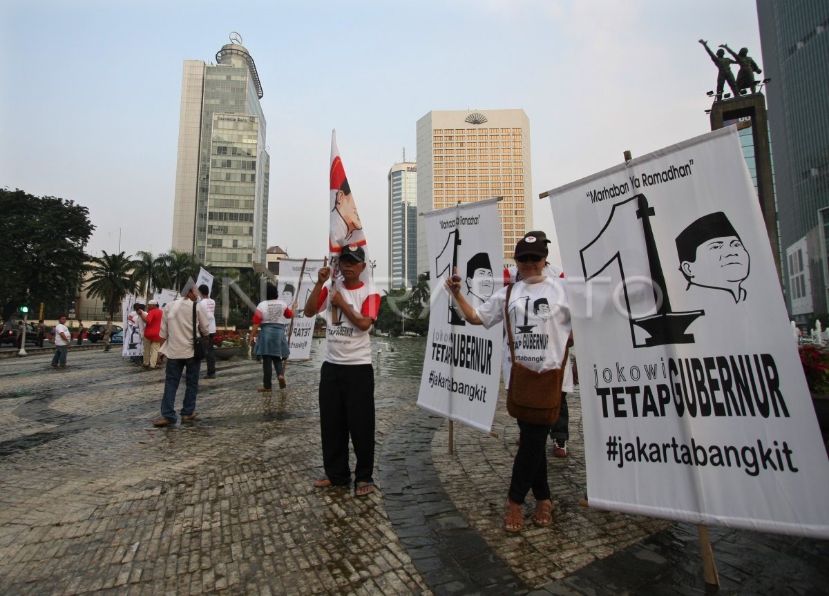 Aksi Gerakan Jakarta Bangkit Antara Foto