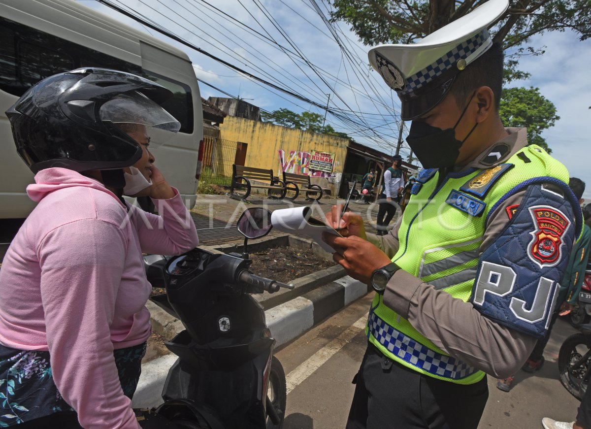 Razia Pajak Kendaraan Bermotor Antara Foto