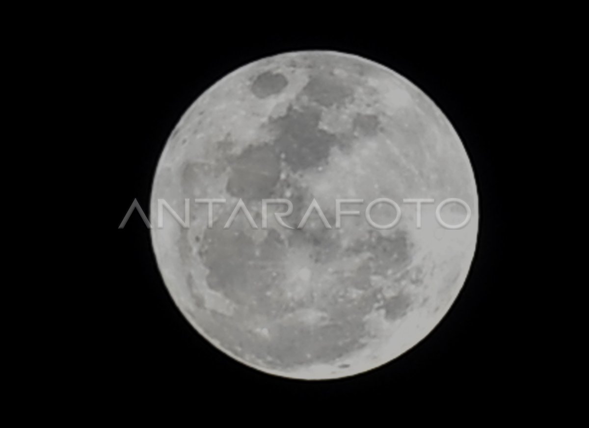 Fenomena Supermoon Antara Foto