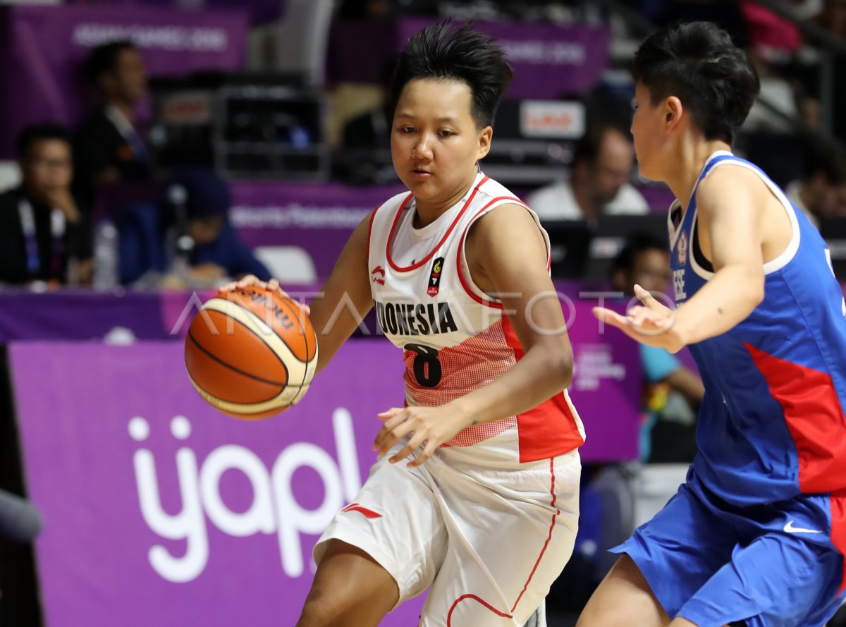 Basket Putri Chinese Taipei Vs Indonesia Antara Foto