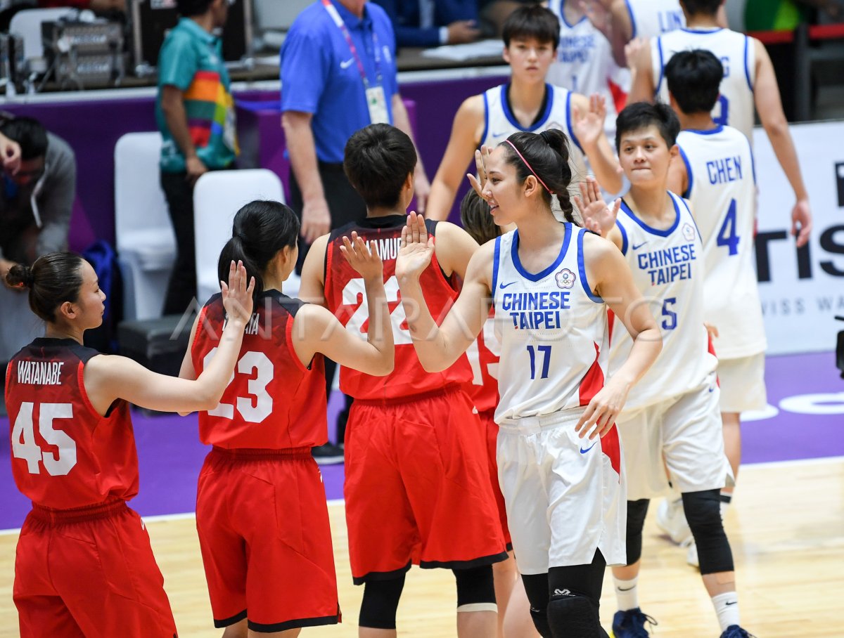 Final Perunggu Basket Putri Chinese Taipei Vs Jepang Antara Foto