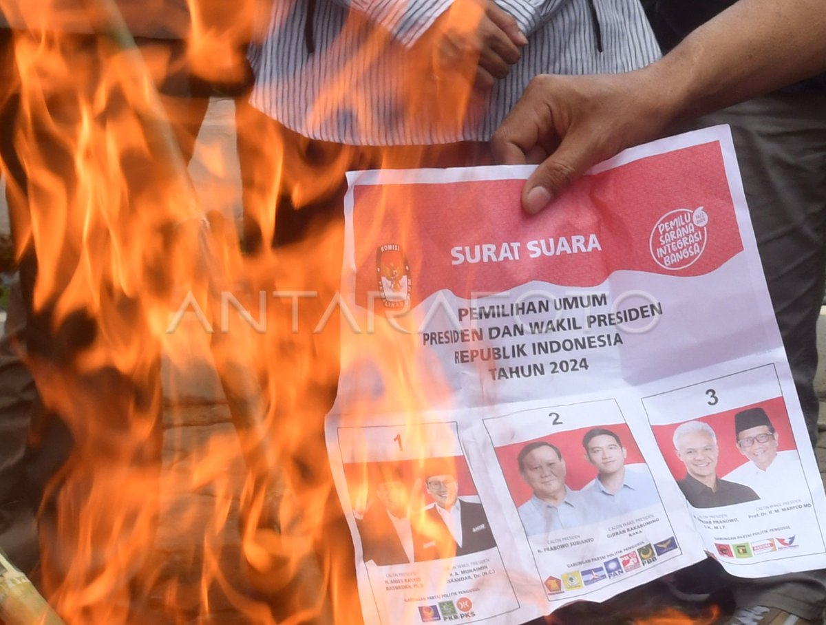 Pemusnahan Surat Suara Rusak Di KPU Kota Bogor ANTARA Foto