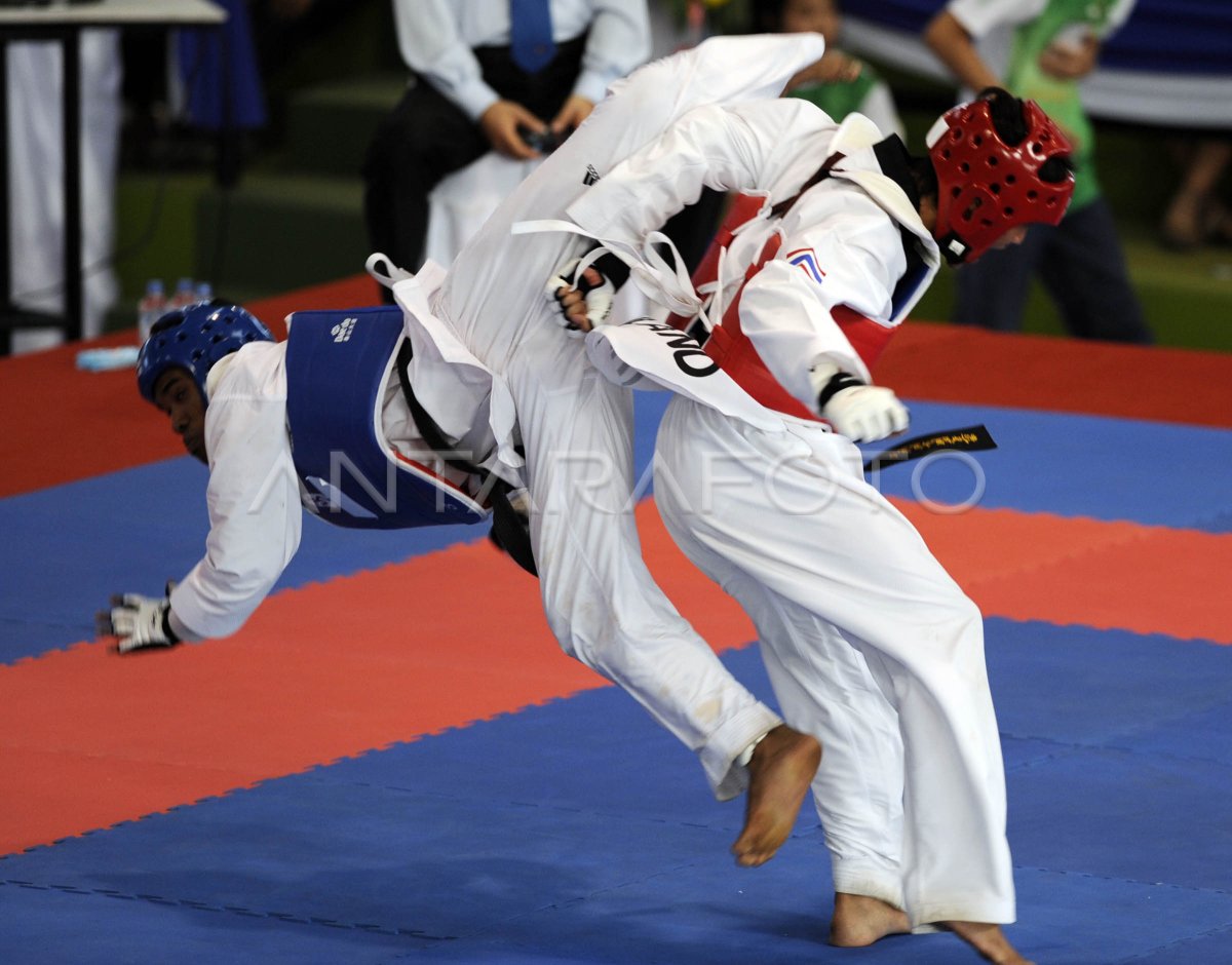 Sea Games Emas Taekwondo Antara Foto