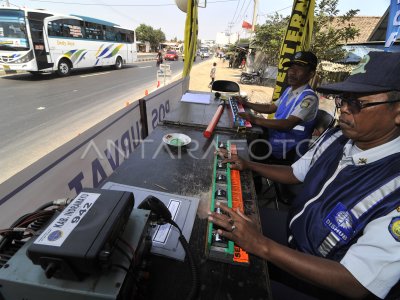 HITUNG VOLUME ARUS MUDIK ANTARA Foto