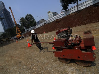 Pembangunan Mrt Jakarta Antara Foto