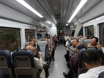 Kereta Bandara Kualanamu Antara Foto