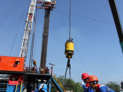 Pengeboran Sumur Minyak Pertamina Antara Foto