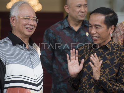 KERJASAMA INDONESIA DAN MALAYSIA ANTARA Foto