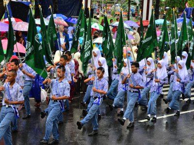 Pawai Taaruf Muswil Muhammadiyah Antara Foto