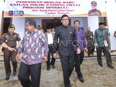 Peresmian Gedung Satpol Pp Antara Foto