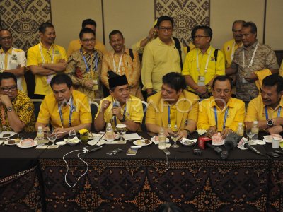 Pernyataan Calon Ketua Umum Golkar Antara Foto