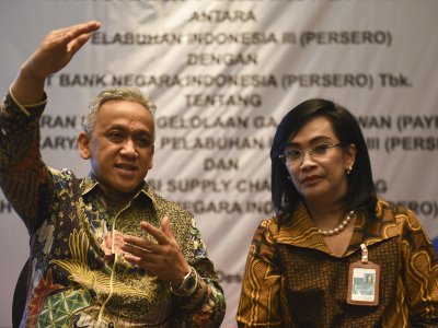 Kerja Sama Bni Dengan Pelindo Iii Antara Foto