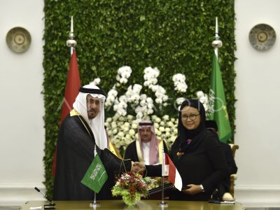 KERJASAMA BILATERAL INDONESIA ARAB SAUDI ANTARA Foto