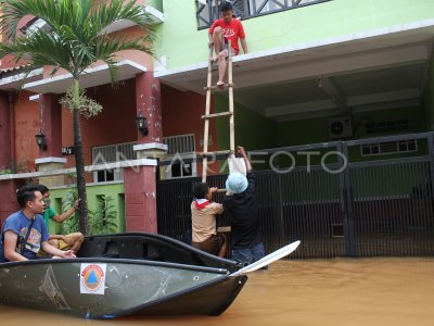 Banjir Di Bekasi Antara Foto