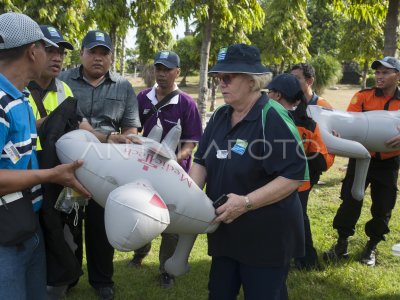 Latihan Penanganan Korban Bencana Antara Foto