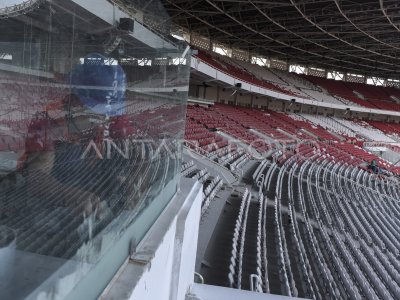 RENOVASI STADION UTAMA GBK ANTARA Foto