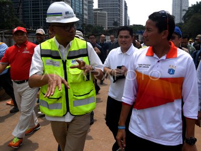 PENINJAUAN PERSIAPAN ASIAN GAMES ANTARA Foto