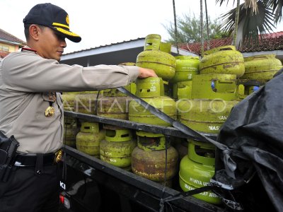 PENYALAHGUNAAN GAS BERSUBSIDI ANTARA Foto