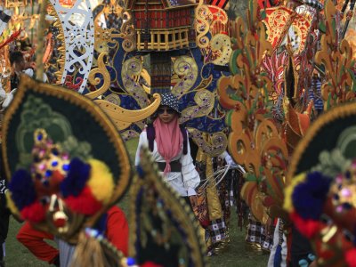 Persiapan Solo Batik Carnival Antara Foto