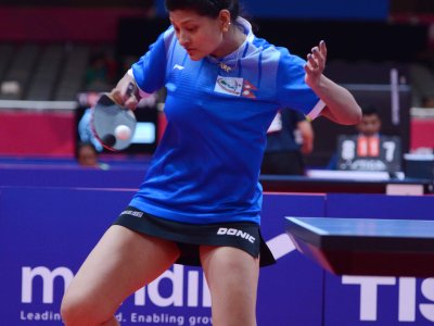 TENIS MEJA BEREGU PUTRI NEPAL VS VIETNAM ANTARA Foto