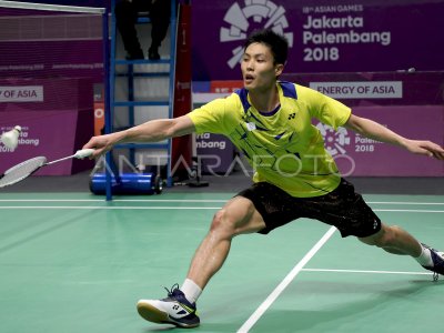 Bulu Tangkis Final Tunggal Putra Antara Foto