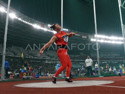 Atletik Lempar Cakram Putri Final Antara Foto