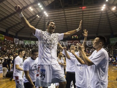 STAPAC JAKARTA JUARA IBL 2018 2019 ANTARA Foto