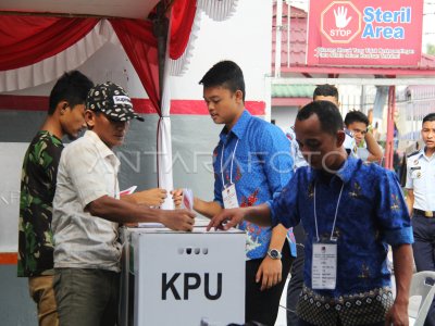 PARTISIPASI PEMILIH PEMILU 2019 BERTAMBAH DI RUTAN DUMAI ANTARA Foto