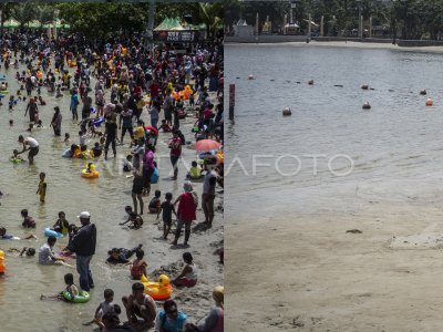 Penutupan Tempat Wisata Di Jakarta Antara Foto