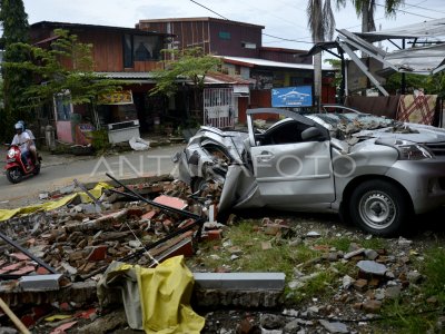 PASCA GEMPA BUMI DI SULAWESI BARAT ANTARA Foto