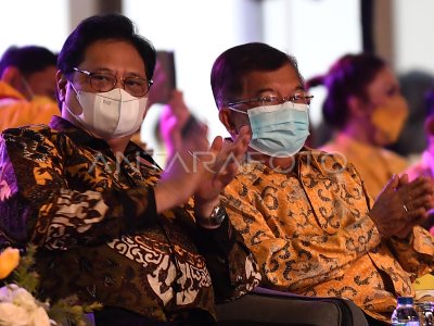 Puncak Hut Partai Golkar Antara Foto