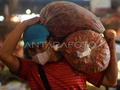 Harga Komoditas Pangan Di Pasar Induk Stabil Antara Foto