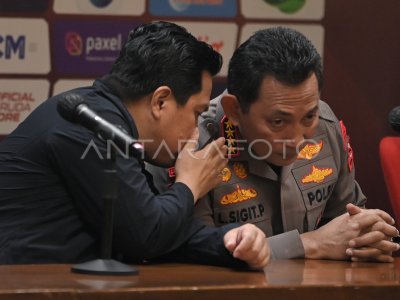 SINERGI PENEGAKAN HUKUM PENGATURAN SKOR SEPAK BOLA ANTARA Foto