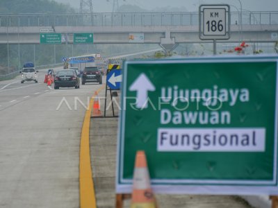 Arus Mudik Di Jalur Fungsional Tol Cisumdawu Antara Foto