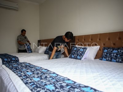 Persiapan Asrama Haji Kota Tangerang ANTARA Foto