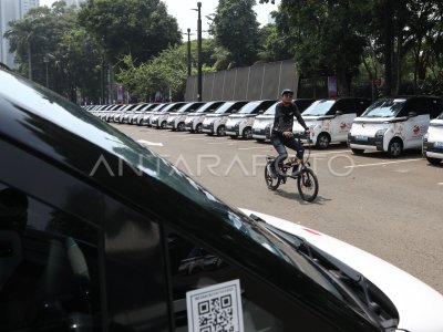 Kendaraan Listrik Ktt Asean Antara Foto