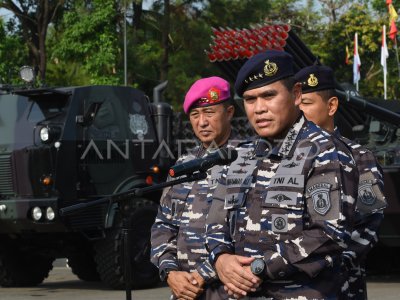 Apel Komandan Satuan TNI AL 2023 ANTARA Foto