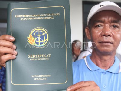 Kementerian ATR BPN Targetkan Program PTSL Tahun 2024 ANTARA Foto