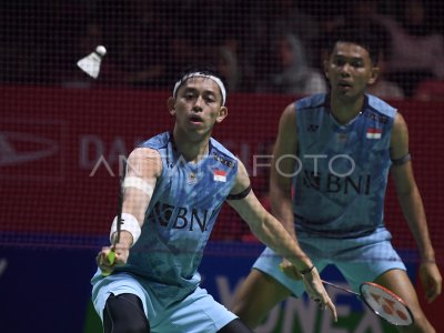 Fajar Rian Melaju Ke Semifinal Indonesia Masters 2024 ANTARA Foto