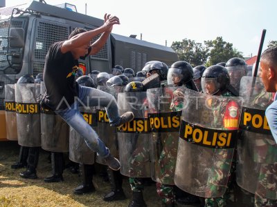 Latihan Sinergitas Pengamanan Pemilu 2024 ANTARA Foto