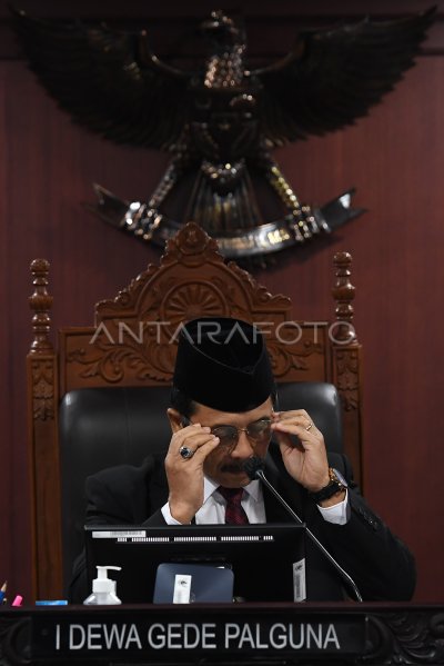 SIDANG PUTUSAN MK ANTARA Foto