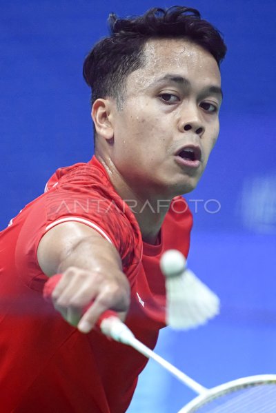 Perempat Final Beregu Bulu Tangkis Putra Asian Games Antara Foto