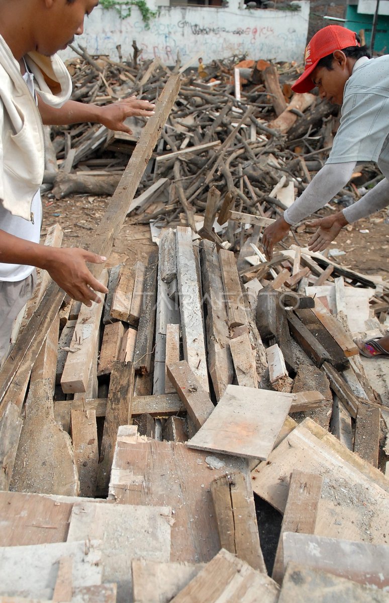 STOK KAYU BAKAR ANTARA Foto