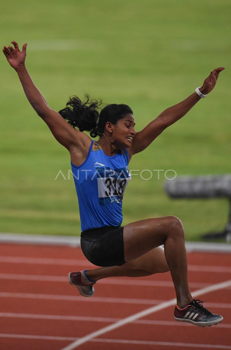 Atletik Lompat Jauh Putri Final Antara Foto