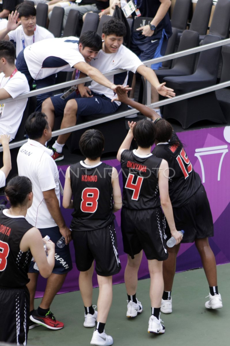 Penyisihan Basket Putri X Jepang Vs Mongolia Antara Foto