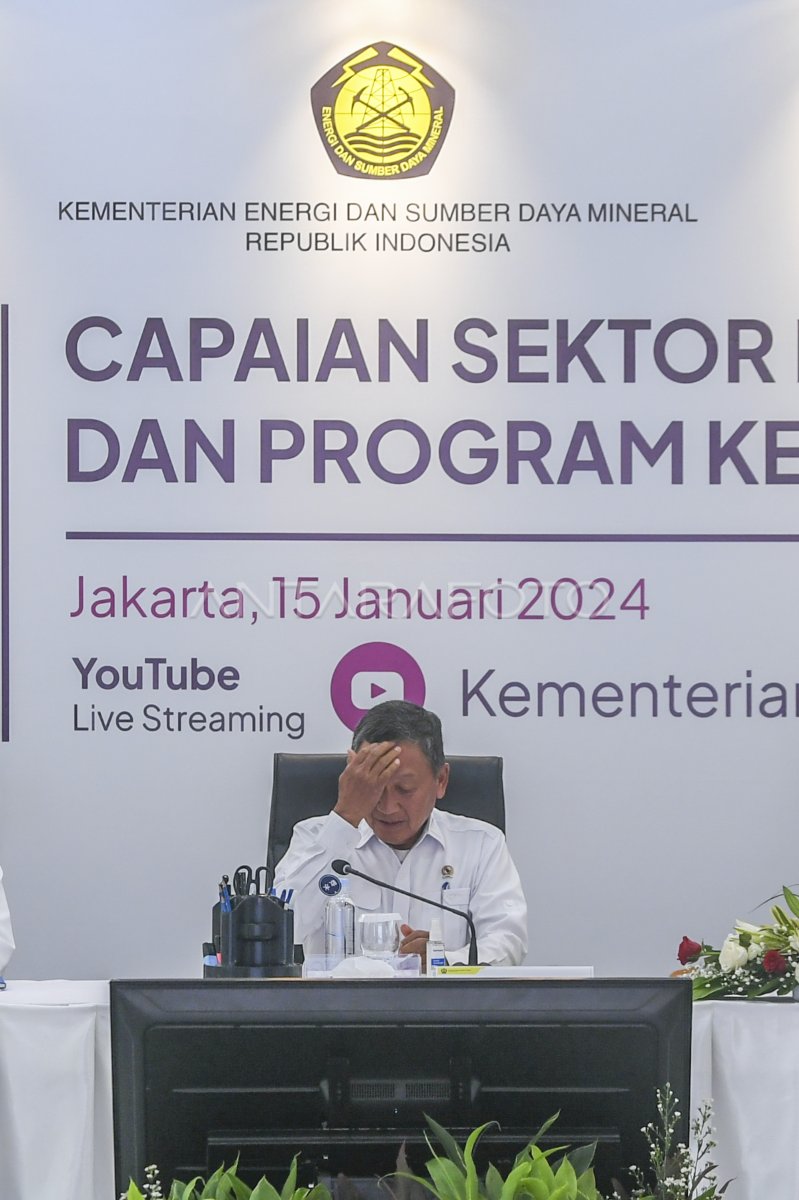 Pencapaian Kinerja Sektor Esdm Antara Foto