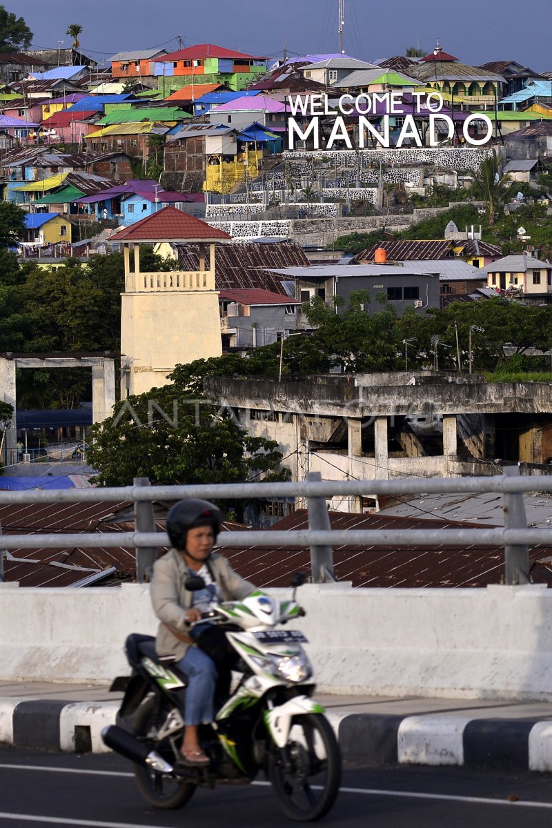 REVITALISASI PERMUKIMAN KUMUH MANADO ANTARA Foto