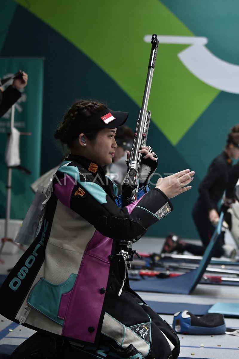 Menembak Final Meter Air Rifle Putri Antara Foto