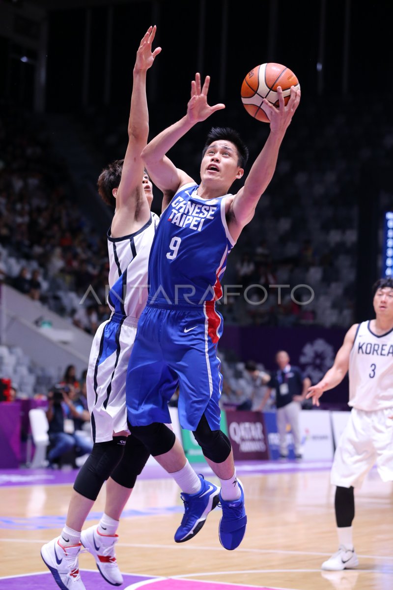 Final Perunggu Basket Putra Chinese Taipei Vs Korea Selatan ANTARA Foto