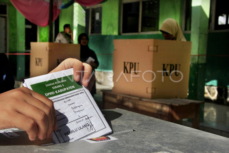 Pemungutan Suara Ulang Banten Antara Foto